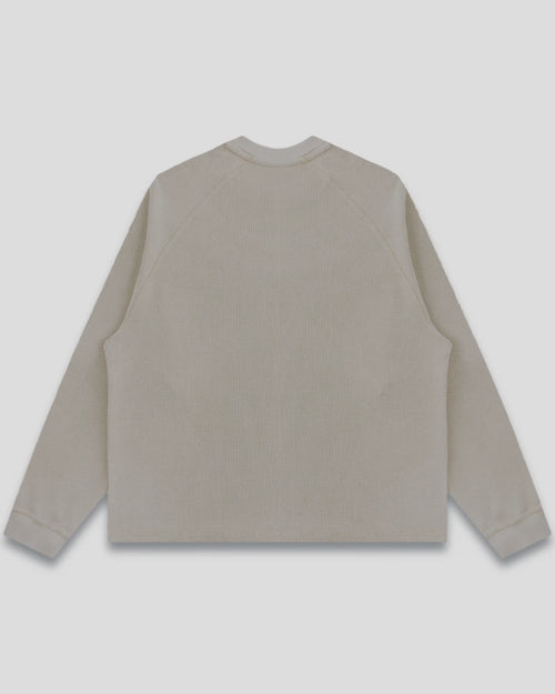 Euro Step Waffle Oversized Sweatshirt