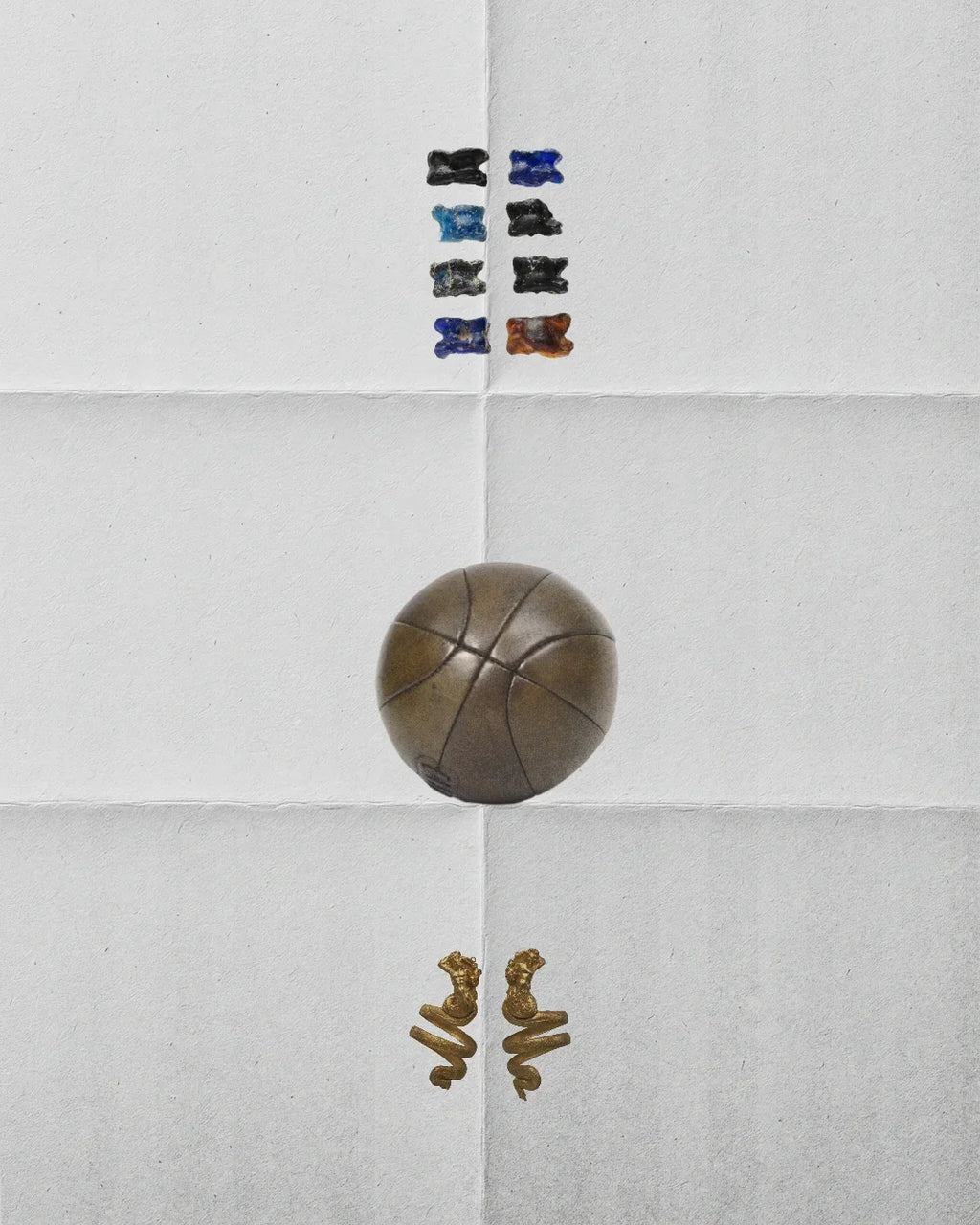 Shifty Cross Tee — print detail — Hoop of Metis
