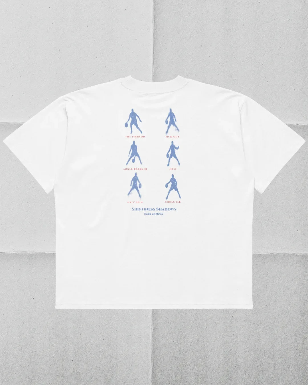 Shifty Cross Tee — back — Hoop of Metis