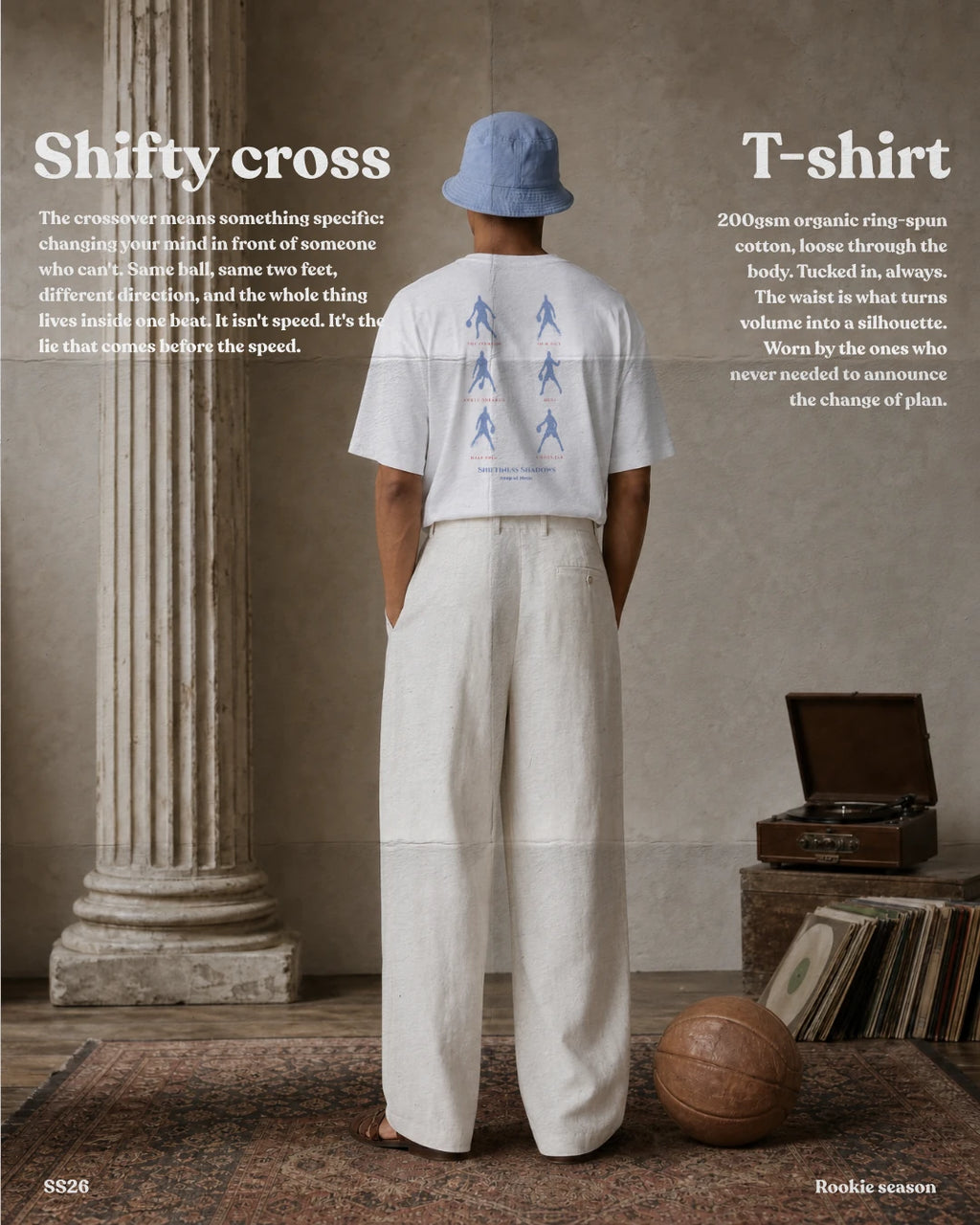 The Shifty Cross Graphic Oversized Tee