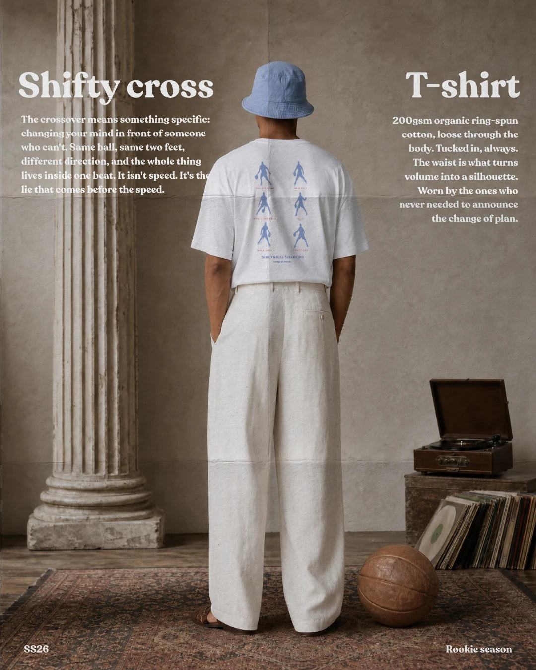 The Shifty Cross Graphic Oversized Tee
