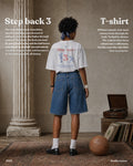 The Step Back 3 Graphic Oversized Tee